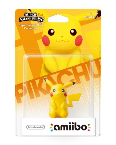 Nintendo Amiibo фигура - Pikachu [Super Smash Bros. Колекция] (Wii U) - 5
